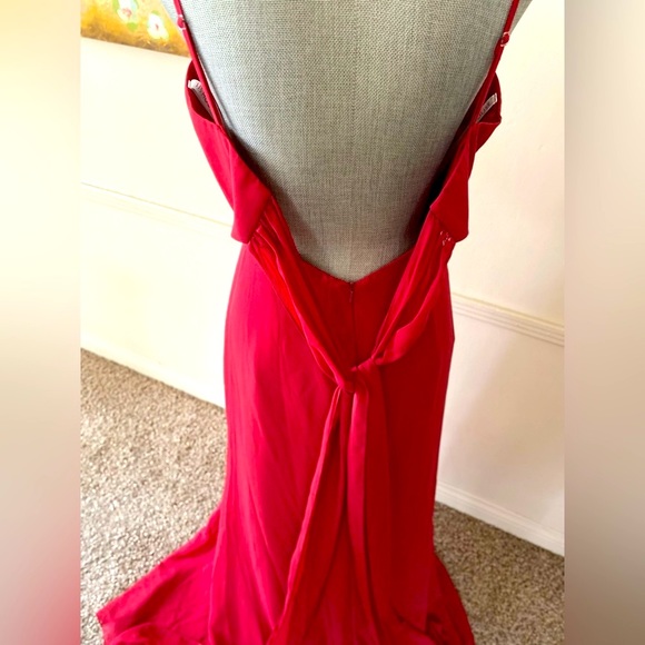 JJsHOUSE CINNAMON ROSE FLOOR-LENGTH SPECIAL OCCASION DRESS PLUS SIZE 14 🌟NWT🌟 - Picture 11 of 16